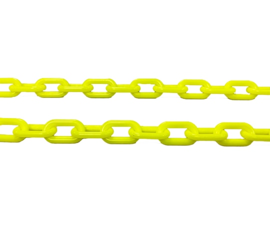 セーフラン安全用品 プラスチック製チェーン 10m 蛍光黄TW008-10 1本 (ご注文単位1本) 【直送品】