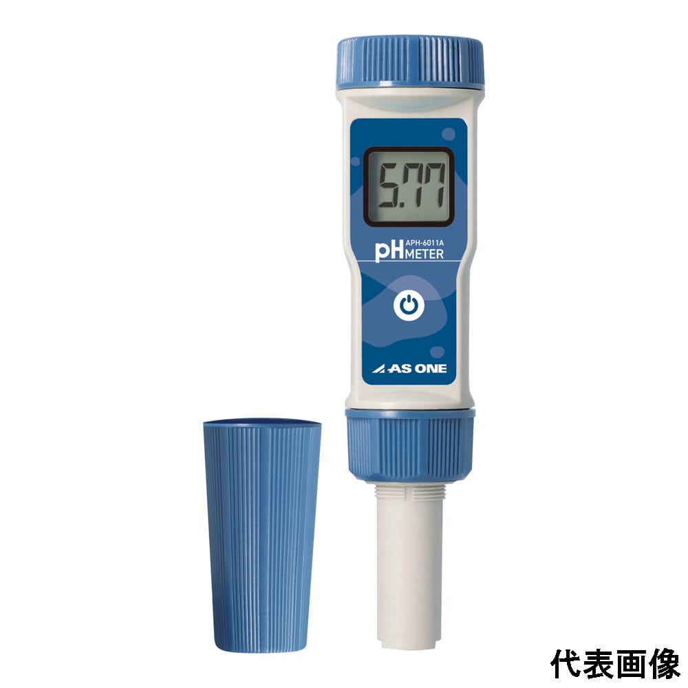アズワン 防水pH計 0.00～14.00pHAPH-6011A 1台 (ご注文単位1台) 【直送品】