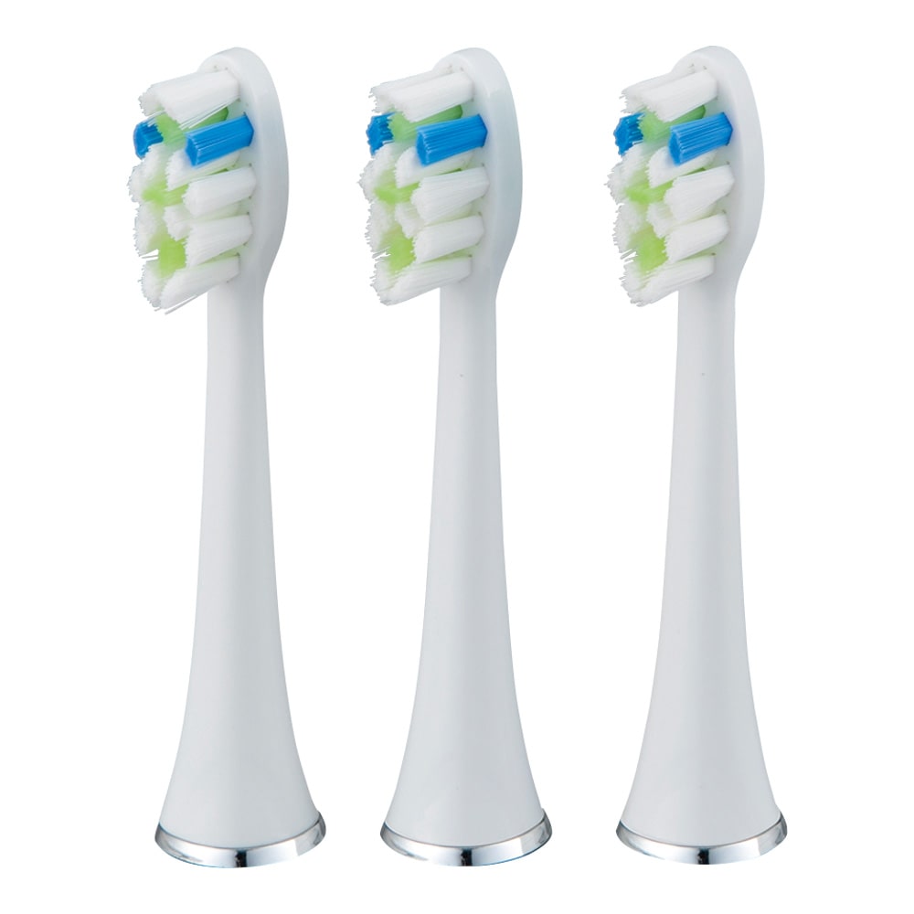 アズワン 電動音波歯ブラシ 交換用ブラシ 大 3本入 1パック (ご注文単位1パック) 【直送品】