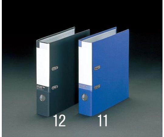 エスコ A4/S型 レバーアーチファイル (青) EA762CP-11 1冊 (ご注文単位1冊) 【直送品】