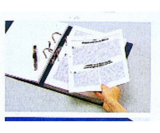 エスコ A4/S型 レバーアーチファイル (青) EA762CP-11 1冊 (ご注文単位1冊) 【直送品】