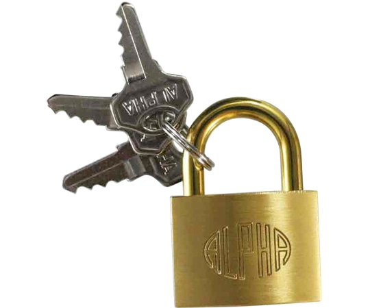 アルファ アルファ南京錠 #1000 35mmAL-004 1個 (ご注文単位1個) 【直送品】