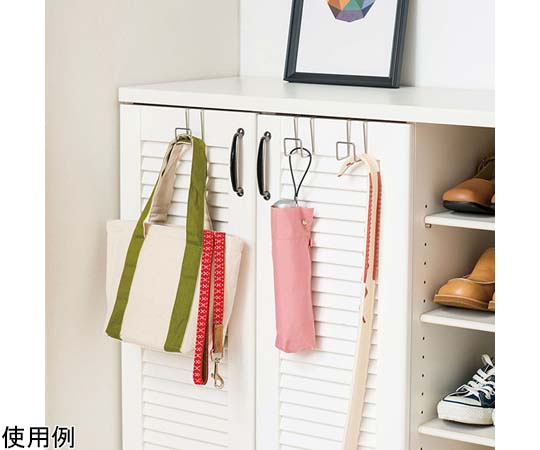 セーブインダストリー ステンレス扉用フック3個組SV-6568 1組 (ご注文単位1組) 【直送品】