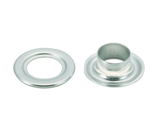 アズワン 両面ハトメ アルミ 12mm 100組入 (円筒ケース入) THP-A12 1パック (ご注文単位1パック) 【直送品】