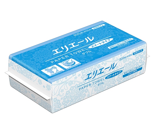 エリエール (大王製紙) エリエールペーパータオル スマートタイプ ダブル 中判 200組400枚×50パック21001287 1ケース (ご注文単位1ケース) 【直送品】