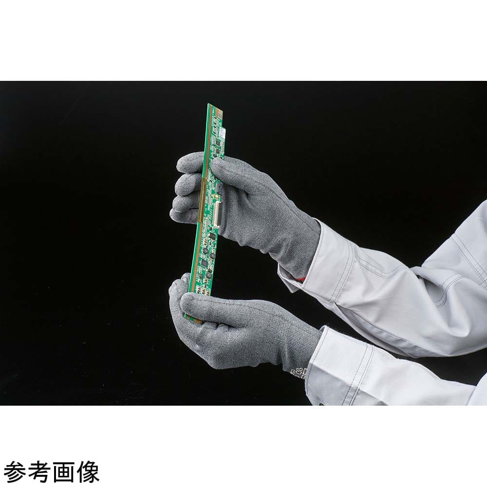 ショーワグローブ 制電フォルテックスフィット手袋 S グレー 1双 1双 (ご注文単位1双) 【直送品】