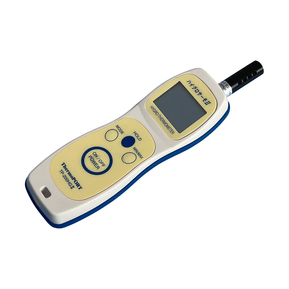 サーモポート ハンディ温湿度計 ハイグロサーモⅡ (センサリフレッシュ機能付) 本体のみTP-200HGII 1個 (ご注文単位1個) 【直送品】