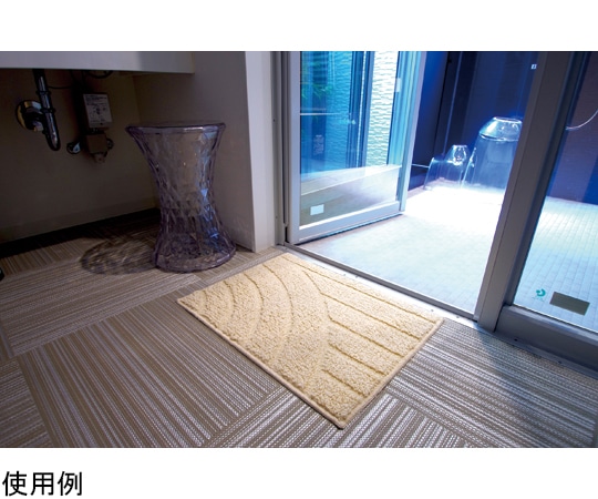 三愛繊維 綿100% バスマット コットンリッジ 1個 (ご注文単位1個) 【直送品】