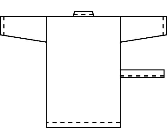 サンアロー 患者衣 (上衣・男女兼用) ブルー×ピンク S285-98 S 1枚 (ご注文単位1枚) 【直送品】