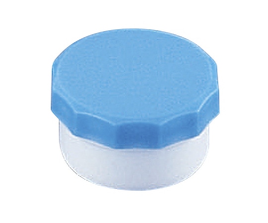 アズワン プラ軟こう壺 (深型) 5.5mL 1箱100個入 青 EOG滅菌済5 1袋 (ご注文単位1袋) 【直送品】