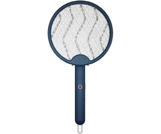 トライメイト 折りたたみ式電撃殺虫ラケット USB充電タイプ ネイビーブルーTR-JSR001-NB 1個 (ご注文単位1個) 【直送品】