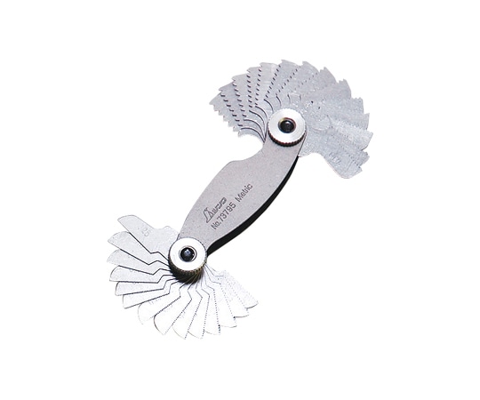 シンワ測定 ピッチゲージ B-2ミリ用 28枚73795 1個 (ご注文単位1個) 【直送品】