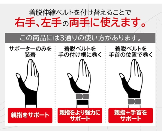 中山式産業 中山式親指・手首テーピングサポーター Mサイズ 1個 (ご注文単位1個) 【直送品】