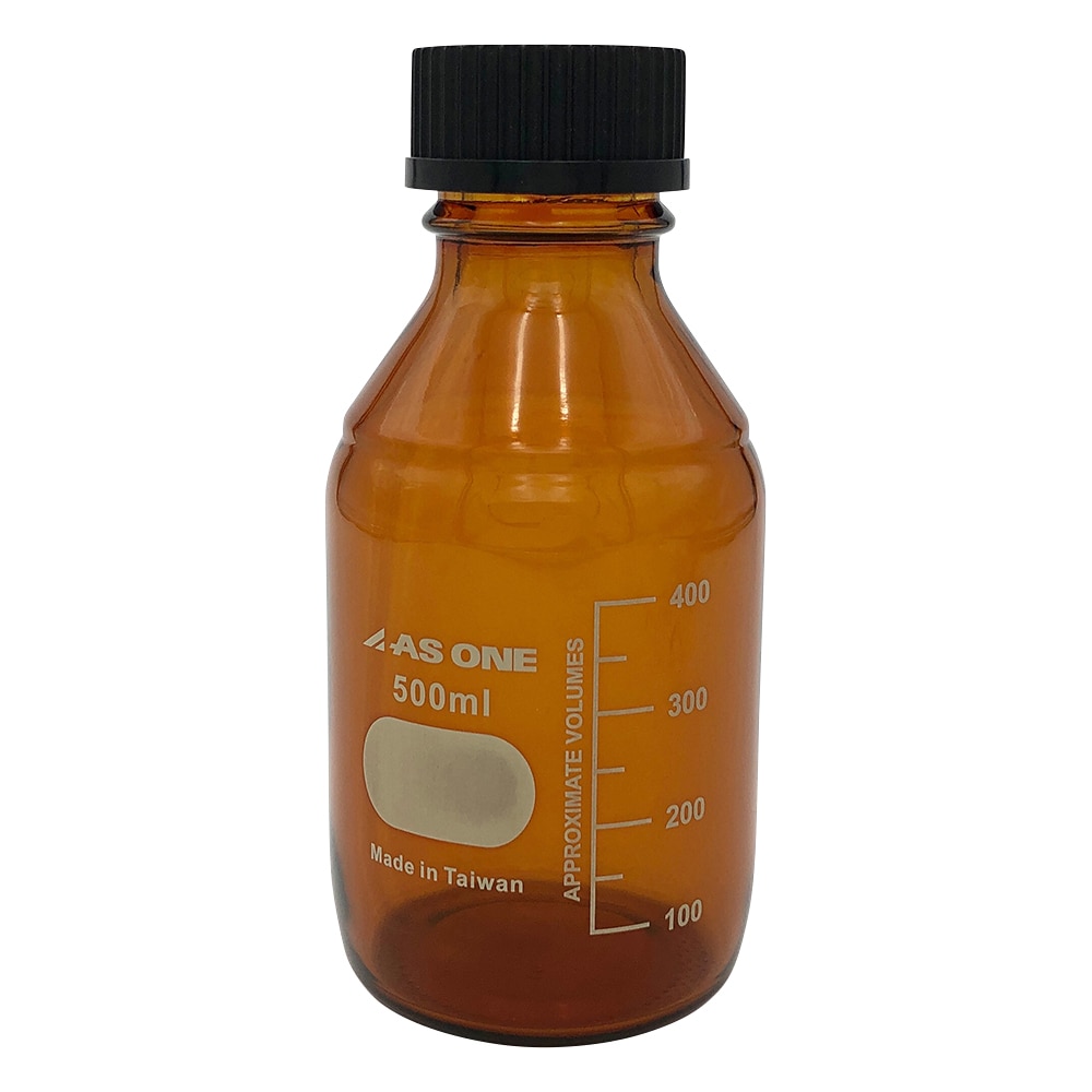 アズワン アイボトルNEO 茶褐色 500mL 滅菌済 1個 (ご注文単位1個) 【直送品】