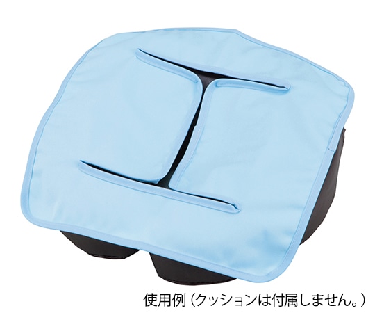 アズワン フェイスクッション用カバー (パイル防水生地) PF-40B 1枚 (ご注文単位1枚) 【直送品】