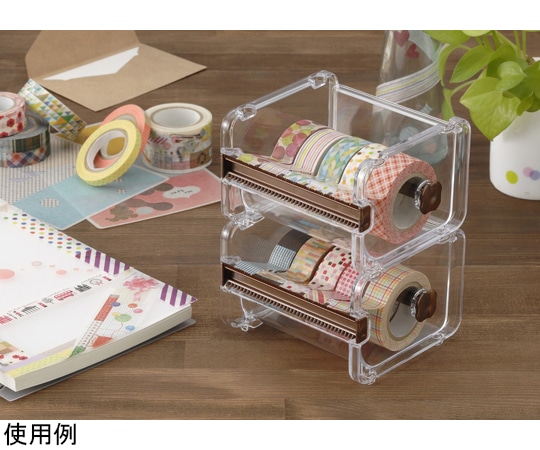 イノマタ化学 マスキングテープカッター クリアー#4121 1個 (ご注文単位1個) 【直送品】