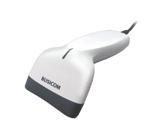 ビジコム 一次元バーコードリーダー BC-BR1000U USBタイプ ホワイトBC-BR1000U-W 1個 (ご注文単位1個) 【直送品】