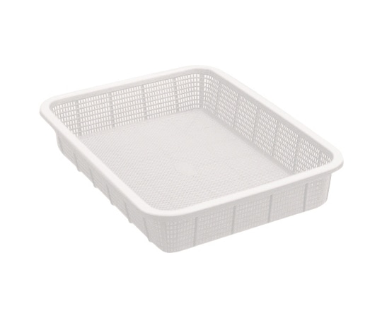 セキスイ 抗菌角カゴ浅型 中 ナチュラルKK542N 1個 (ご注文単位1個) 【直送品】