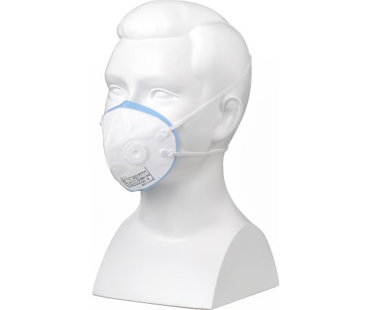 重松製作所 使い捨て式防じんマスク/二本紐式/排気弁付き/10枚1袋/DS2DD11V-S2-5 DS2 1袋 (ご注文単位1袋) 【直送品】