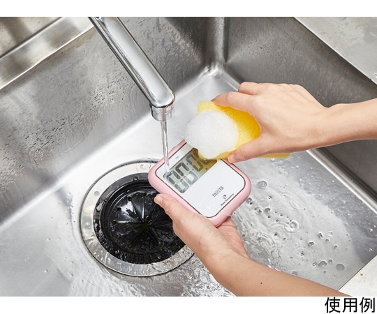 タニタ 非接触タイマー 洗えるタイプ ピンクTD-422PK 1個 (ご注文単位1個) 【直送品】