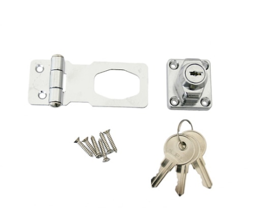 ハイロジック 鍵つき掛金錠 60mmJ-455 1個 (ご注文単位1個) 【直送品】