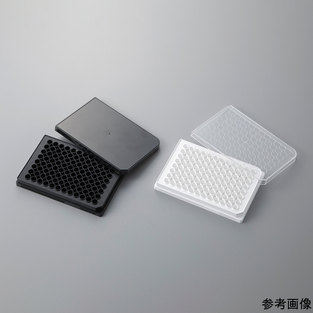 アズワン ビオラモ96ウェルプレート ブラック 1箱 (50包入) VM96-B 1箱 (ご注文単位1箱) 【直送品】