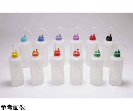 安元化成 NT洗浄瓶B型 オレンジイエロー 1L 1本 1本 (ご注文単位1本) 【直送品】