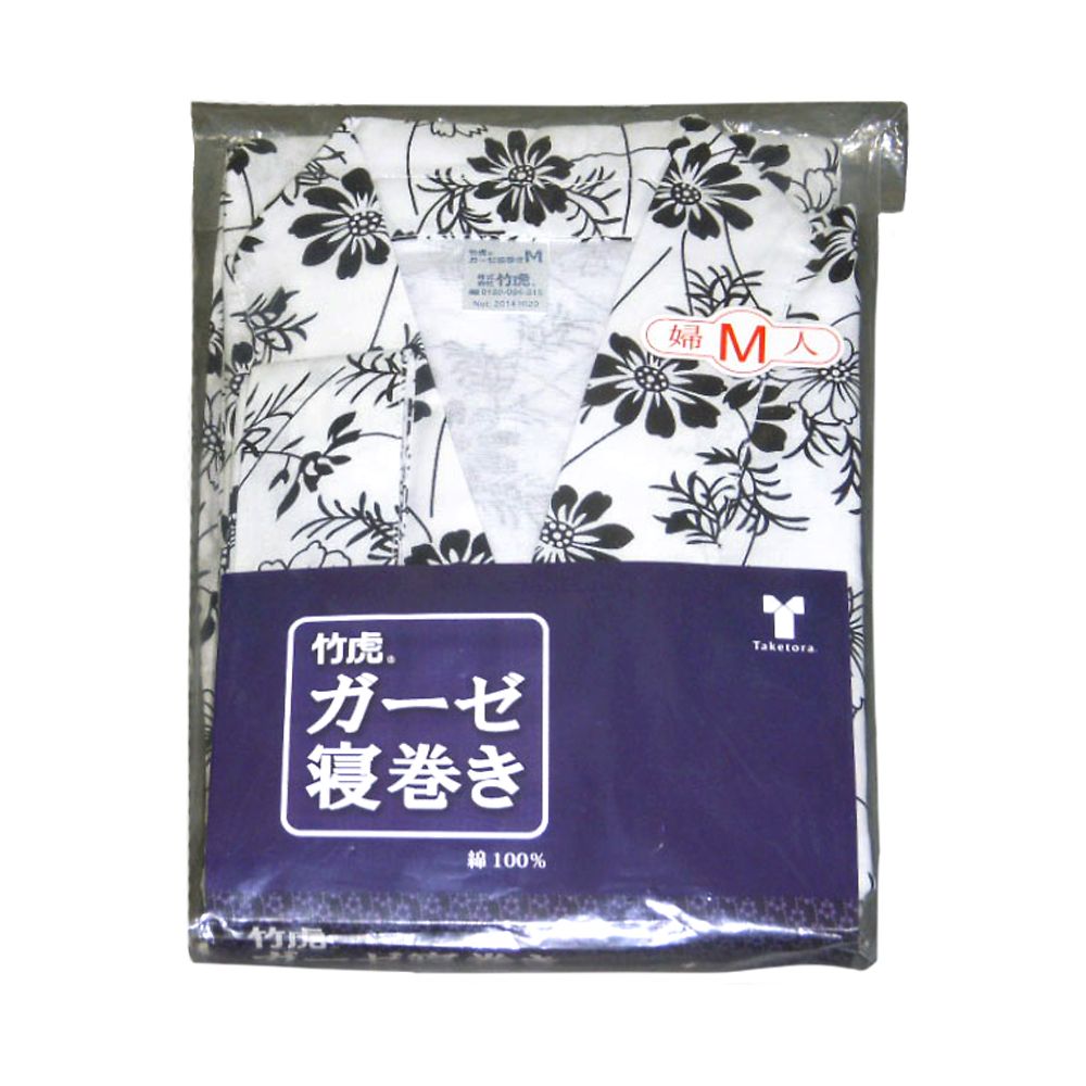 竹虎 竹虎ガーゼ寝巻き 婦人用M090933 1枚 (ご注文単位1枚) 【直送品】