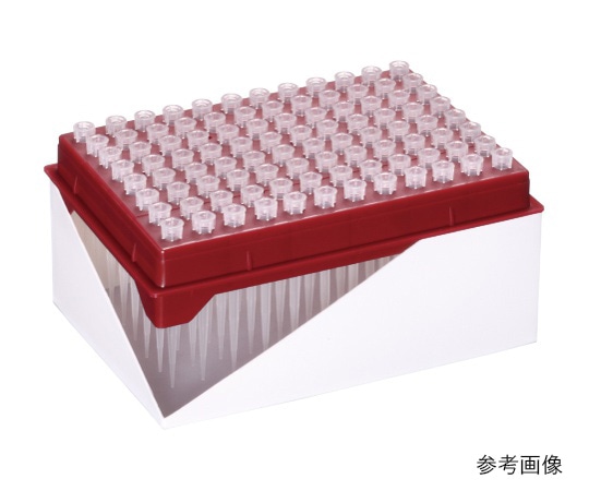 WATSON 10μLロング ハイパーフィルターチップ 交換プレート 滅菌 1箱 (96本×10プレート入) 127-10XS 1箱 (ご注文単位1箱) 【直送品】