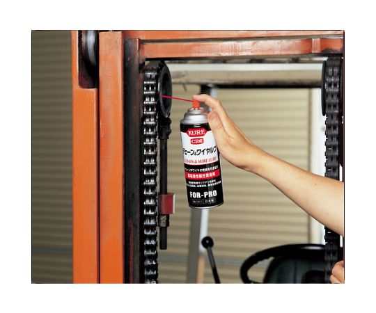 呉工業 (KURE) 高粘着性極圧潤滑剤 チェーン＆ワイヤルブ 430mlNO1411 1本 (ご注文単位1本) 【直送品】