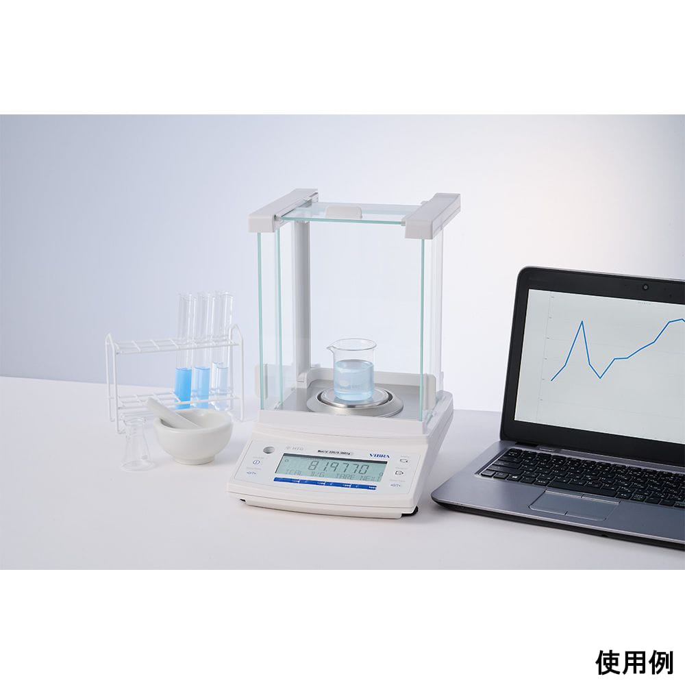 新光電子 (ViBRA) 分析用電子天びん 音叉式 秤量220gHTG224R 1台 (ご注文単位1台) 【直送品】