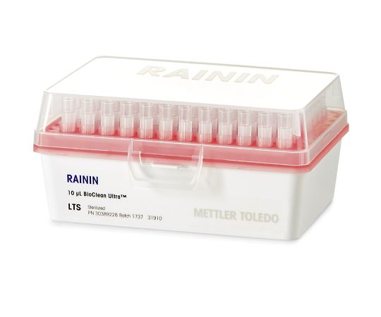 メトラー・トレド レイニン 低吸着汎用チップ (リムーバブルカバーラック入) ローリテンションチップ RT UNV 10μL GLS 960A/10 1個 (96本×10ラック入) 30389179 1個 (ご注文単位1個) 【直送品】