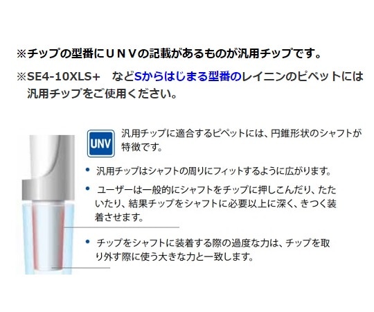 メトラー・トレド レイニン 低吸着汎用チップ (リムーバブルカバーラック入) ローリテンションチップ RT UNV 10μL GLS 960A/10 1個 (96本×10ラック入) 30389179 1個 (ご注文単位1個) 【直送品】
