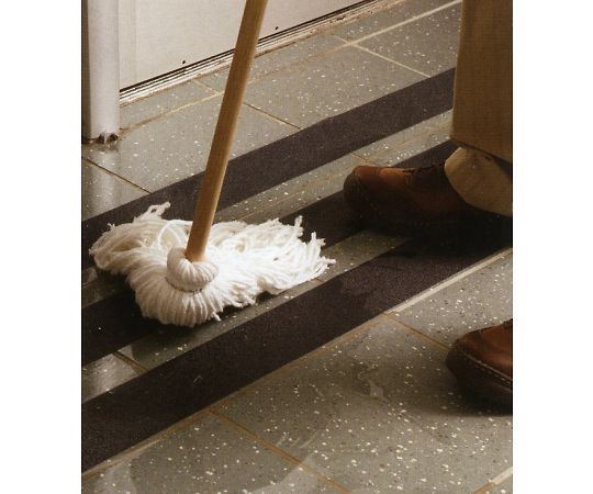 エスコ 100mmx18.3m 滑り止めテープ (耐水・耐油/黒) EA944DB-7 1巻 (ご注文単位1巻) 【直送品】