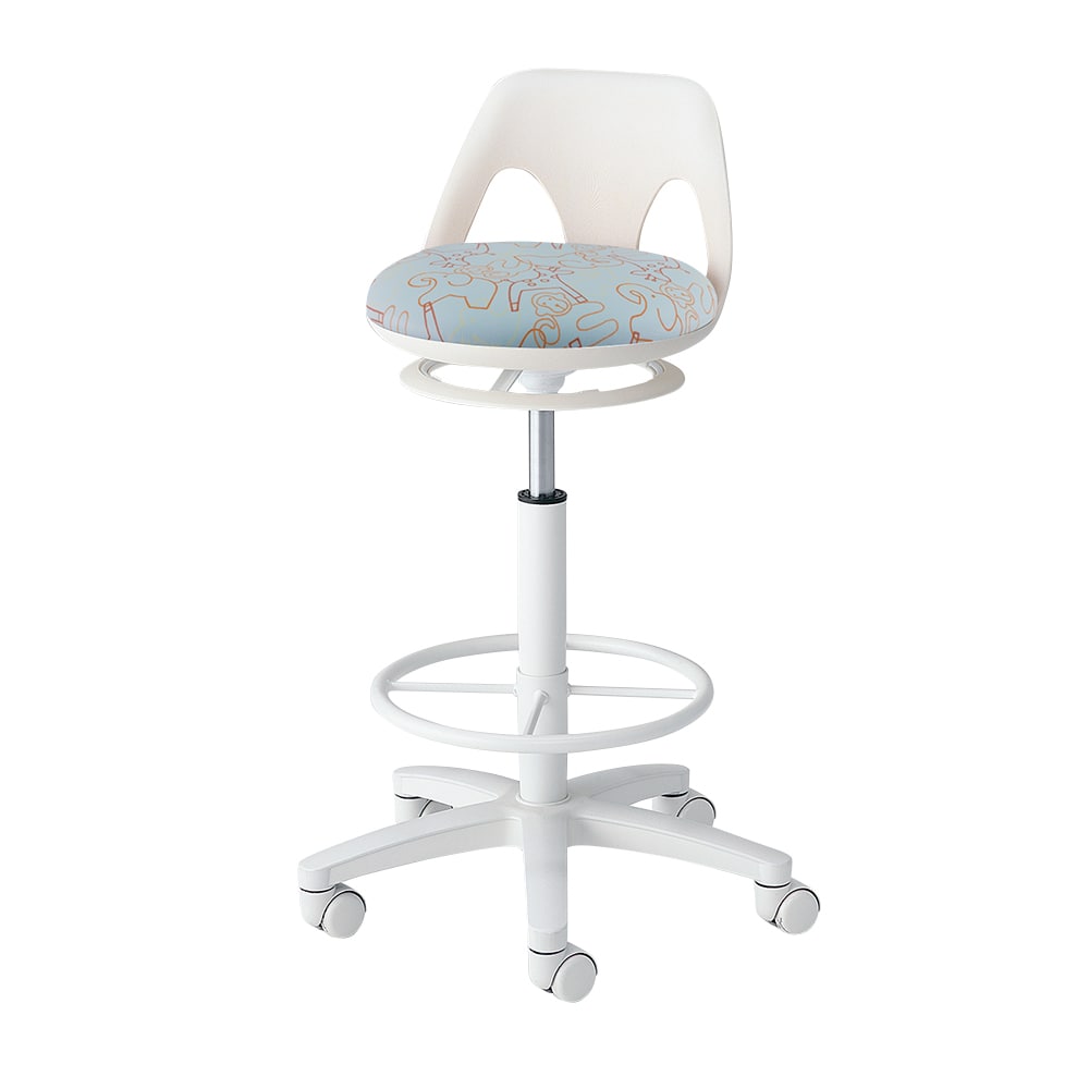 アズワン ナースチェア (ラクーン) リング付き アニマルNV-R-A 1個 (ご注文単位1個) 【直送品】