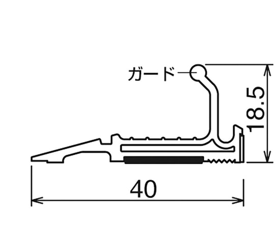 TJMデザイン (タジマツール) カッターガイド スリム450CTG-SL450 1本 (ご注文単位1本) 【直送品】