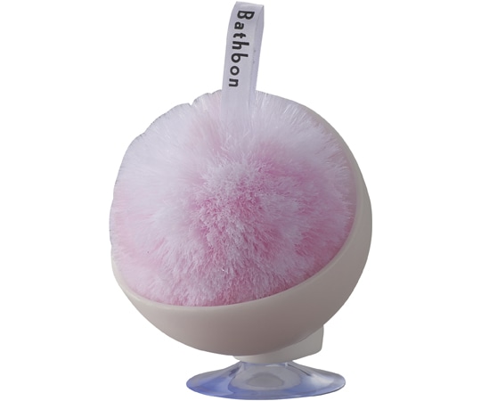 山崎産業 (コンドル) バスボンくん抗菌 洗面台スッキリポンポン ケース付 ピンク 1個 (ご注文単位1個) 【直送品】