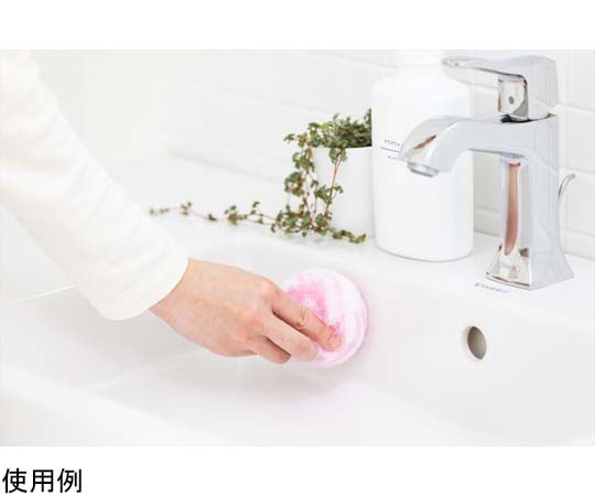 山崎産業 (コンドル) バスボンくん抗菌 洗面台スッキリポンポン ケース付 ピンク 1個 (ご注文単位1個) 【直送品】