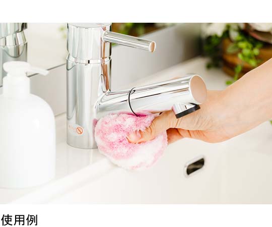 山崎産業 (コンドル) バスボンくん抗菌 洗面台スッキリポンポン ケース付 ピンク 1個 (ご注文単位1個) 【直送品】