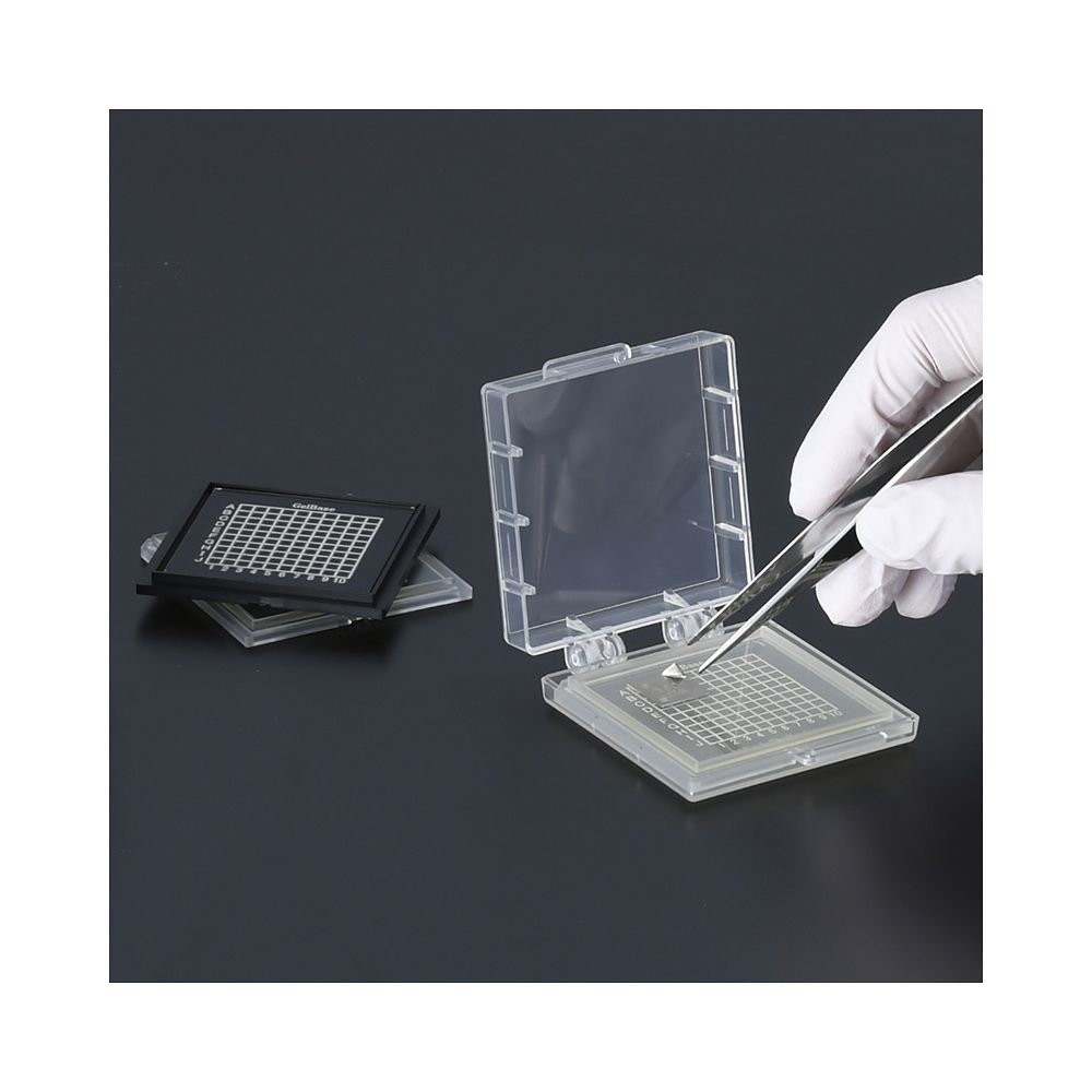 エクシール 精密部品搬送ケース ゲルベース 2インチ 黒 メッシュE5 Lタイプ 1個GC00-16030AS 1個 (ご注文単位1個) 【直送品】