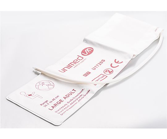 アズワン ディスポーザブル血圧計カフ 成人用 (大) 35.5～46cm 5枚入U1720S-C12 1箱 (ご注文単位1箱) 【直送品】