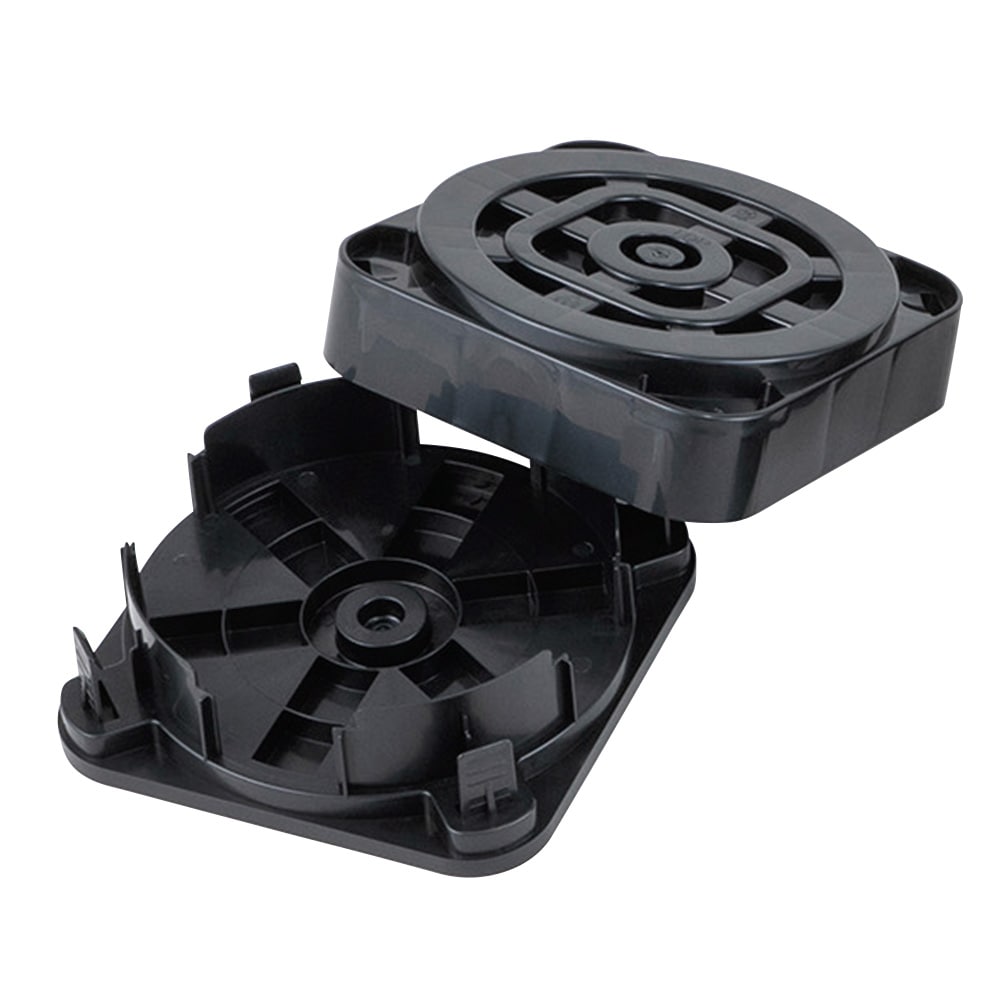 SELEN ウェハーシッパー (ウェハーリングセットタイプ・帯電防止) 6インチ用 250×250×70mmSL-HWSR6 1個 (ご注文単位1個) 【直送品】