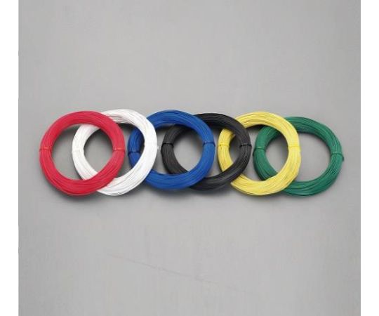 エスコ 0.75m㎡x100m ビニール絶縁電線［KIV］ (青) EA940AN-73B 1巻 (ご注文単位1巻) 【直送品】