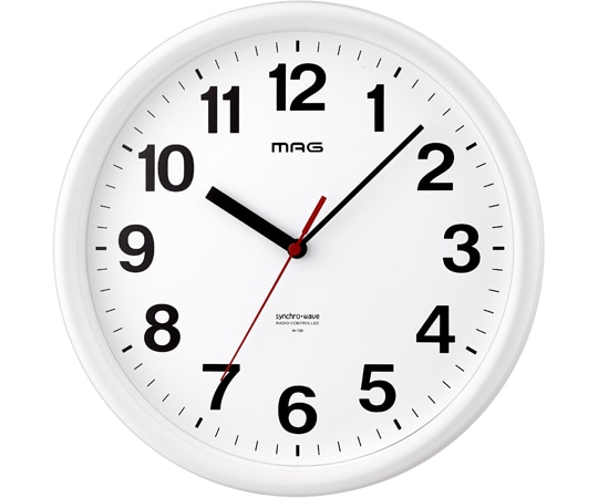 ノア精密 MAG電波掛時計 パルクW-768 WH-Z 1個 (ご注文単位1個) 【直送品】