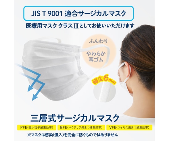 プラス 肌にふんわりマスク 個包装タイプ 50枚入SM-050P 1箱 (ご注文単位1箱) 【直送品】