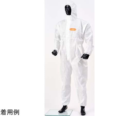 東レ 化学防護服 LIVMOA4000AS 耐水圧・帯電 L 1枚H-01-001-L 1枚 (ご注文単位1枚) 【直送品】