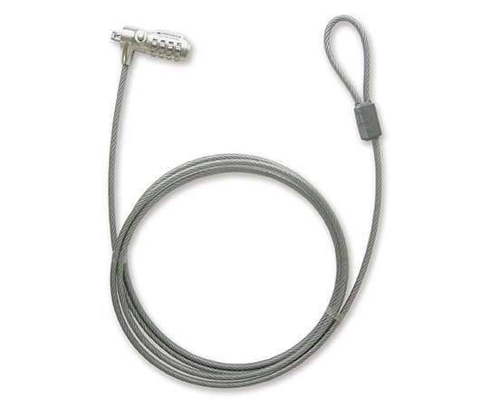 グリーンハウス セキュリティワイヤー 盗難防止ホール 4桁ダイヤル式GH-SW-SD200 1個 (ご注文単位1個) 【直送品】