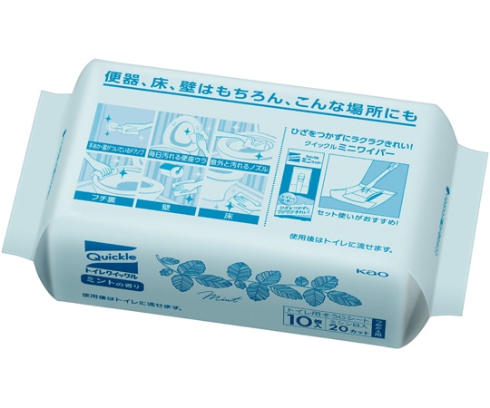 花王 トイレクイックル 詰替用 ジャンボパック 1個 (10枚×2袋入) 1個 (ご注文単位1個) 【直送品】