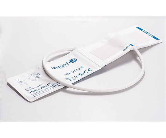 アズワン ディスポーザブル血圧計カフ 成人用 (小) 20.5～28.5cm 5枚入U1750S-C12 1箱 (ご注文単位1箱) 【直送品】