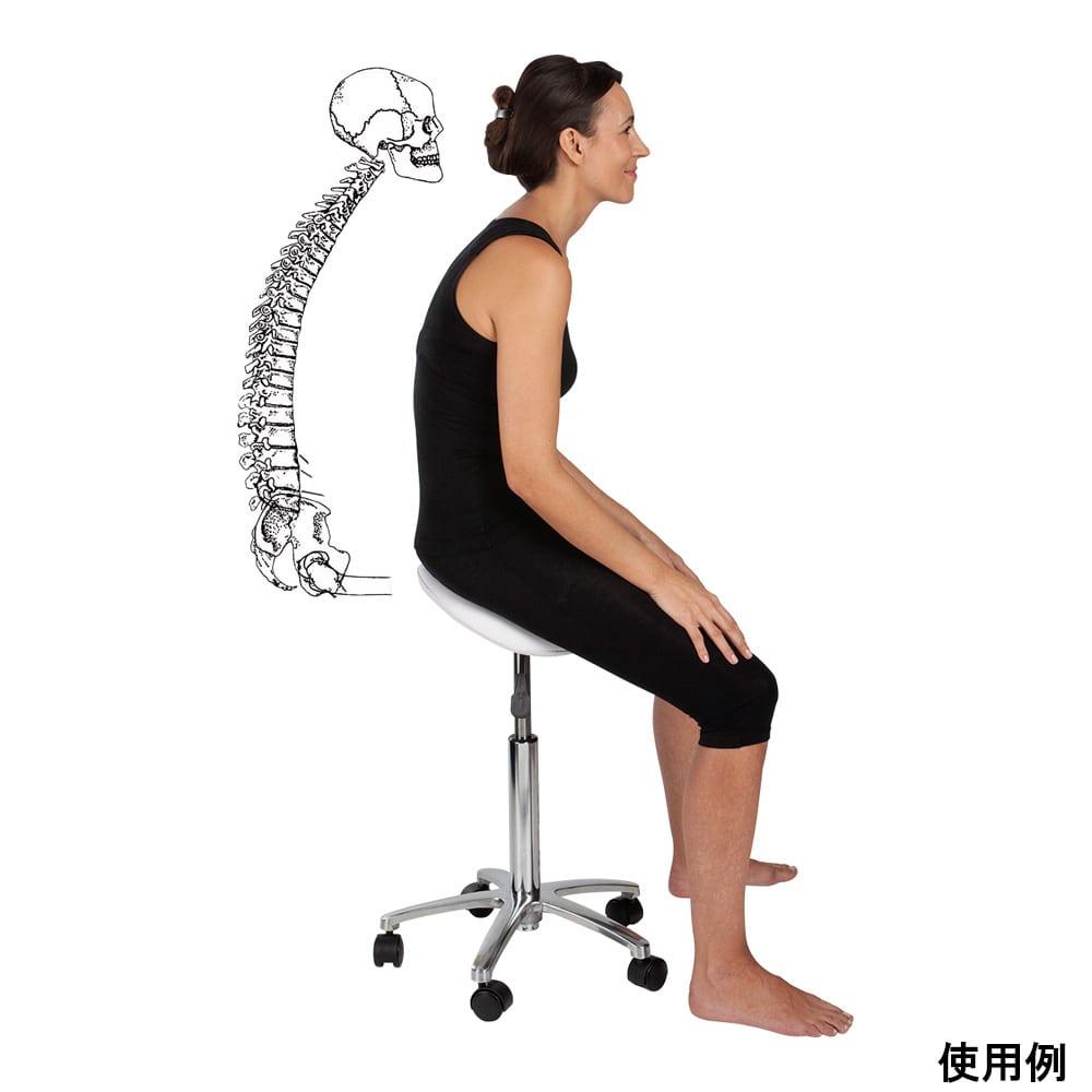 HAGER WERKEN サドル型椅子 フットペダル付BSS204021,BSTE-2014 W/Foot Pedal 1台 (ご注文単位1台) 【直送品】